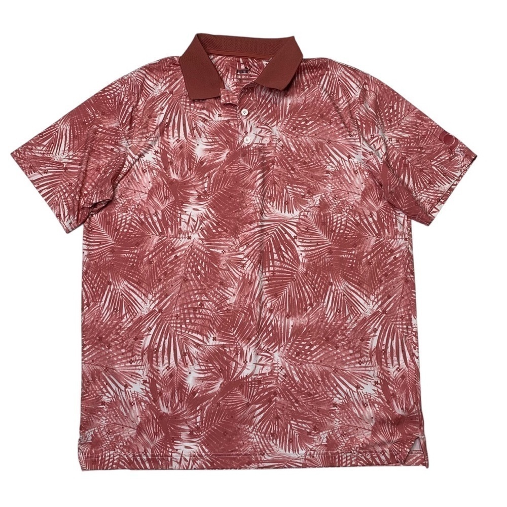 Puma men’s L palm print‎ polo shirt